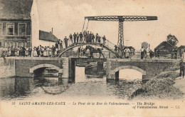 St Amand Les Eaux * Le Pont De La Rue De Valenciennes * Enfants Villageois - Saint Amand Les Eaux