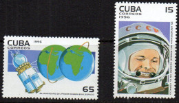 CUBA 1996 - 35th ANNIVERSARY OF THE FIRST MAN IN THE SPACE - MUSTER - SPECIMEN - M - Noord-Amerika