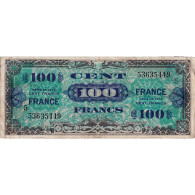 France, 100 Francs, Drapeau/France, 1945, 53635449, TB+, Fayette:VF25.5 - 1945 Verso France