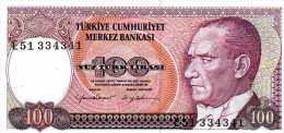 TURCHIA TURKEY TURKEI 100 Lira (1984) P. 194 B - GEM UNC NEUF - Turquie