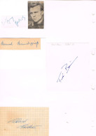 JEUX OLYMPIQUES - AUTOGRAPHES DE MEDAILLES OLYMPIQUES - CONCURRENTS D'ALLEMAGNE DE L'EST - - Authographs