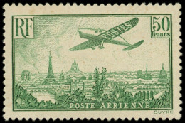 ** POSTE AERIENNE - 14  50f. Vert-jaune, TB. Br - 1927-1959 Ungebraucht