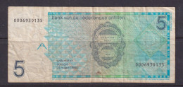 NETHERLAND ANTILLES - 1986 5 Gulden Circulated Banknote As Scans - Netherlands Antilles (...-1986)