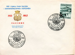 Yugoslavia, Pancevo, 800 Years Of The Town - Covers & Documents