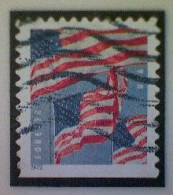 United States, Scott #5659, Used(o) Booklet, 2022, Flag Definitive, (58¢) Forever - Used Stamps