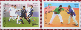 Uzbekistan  2018 18th Asian  Games  Jakarta  Palembang  Sports  2 V    MNH - Coppa Delle Nazioni Asiatiche (AFC)