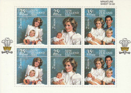 NOUVELLE ZELANDE - BLOC N°52 ** (1985) Lady Diana - Blocs-feuillets