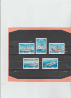 Romania 1995 - (YT) 4251/56 Used "Centenaire Du Serrvice Maritime Roumain" - Serie Completa (manca 1 Valore) - Used Stamps