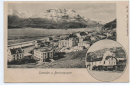 SAMEDAN Bahnhof Mit Bahn - Bever