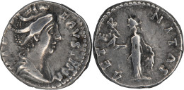 ROME - Denier - FAUSTINE MERE - 148 AD - AETERNITAS Avec Phénix - RIC.347 - 17-299 - The Anthonines (96 AD To 192 AD)