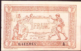 FRANCE * TRESORERIE AUX ARMEES * 1 Franc * 1917 * Série A * Fay. VF.03.01 * État/Grade TTB/VF - 1917-1919 Legerschatkist