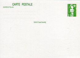 Marianne Du Bicentenaire - Entier CARTE POSTALE Y&T N° 2622-CP1** - 2,10 F Vert - Neuf. - 1989-1996 Marianne (Zweihunderjahrfeier)