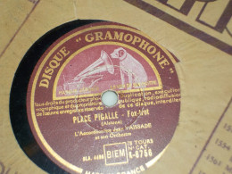 DISQUE 78 TOURS  FOX TROT  ET VALSE ALSACIENNE  JEAN VAISSADE 1947 - 78 Rpm - Gramophone Records