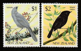 NOUVELLE ZELANDE - N°895/6 ** (1985) Oiseaux - Unused Stamps