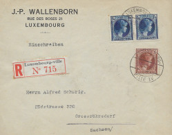 Luxembourg - Luxemburg -  Lettre  1932    Vers   Allemagne    Cachet Luxembourg - Lettres & Documents