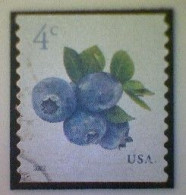 United States, Scott #5653, Used(o), 2022 Definitive, Blueberries, 4¢, Multicolored - Oblitérés