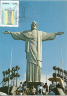 Carte Maximum - Brasil Bresil - Rio De Janeiro - Cristo Redentor - Maximumkarten