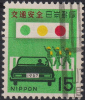 1967 Japan-Nippon ° Mi:JP 966, Sn:JP 910, Yt:JP 869, 20th Anniversary Of Road Safety Campaign - Used Stamps