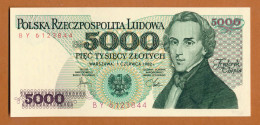 1982 // POLOGNE // POLSKA RZECZPOSPOLITA LUDOWA // 5000 ZLOTYCH // UNC-NEUF - Polen