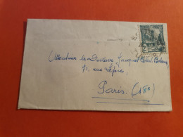 Tunisie -  Petite Enveloppe De Sousse Pour Paris - J 55 - Lettres & Documents