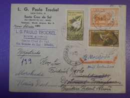 F0   BRAZIL  BELLE LETTRE RECO  1953 RIO  A  DORTMUND GERMANY REDISTRIB.  +  +AFF. INTERESSANT+++ - Lettres & Documents