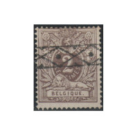 OBP 44 - Cijfer Op Heraldieke Leeuw - 1866-1867 Coat Of Arms