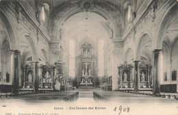 SUISSE - Stans - L'intérieur De L'église - Carte Postale Ancienne - Stans