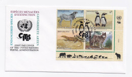 FDC DE VIENNE DU 03/03/1993 ANIMAUX - FDC