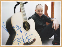 Philippe Lafontaine - Chanteur Belge - Grande Photo Dédicacée - Liège 2008 - Sänger Und Musiker