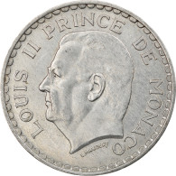 Monnaie, Monaco, Louis II, 5 Francs, 1945, Paris, TTB+, Aluminium, KM:122 - 1922-1949 Louis II.