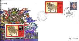 HONG KONG N° S/L.DU 25.1.97 Et 12.2.97  1° JOUR - Covers & Documents