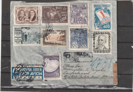 Brazil WWII MULTIFRANKED AIRMAIL COVER CENSORED To Germany 1941 - Luftpost