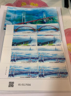 China Stamp 2023 Bridges Landscape MNH Block And S/s - Poste Aérienne