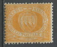 Saint Marin - San Marino 1877-90 Y&T N°2 - Michel N°2 * - 5c Armoirie - Unused Stamps