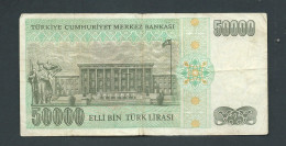 Turquie -turkey 50000 Lira  - 14/10 /1970 - L07493475  - Laura 13801 - Turkey