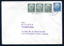 RC 26744 ALLEMAGNE SARRE 1958 LETTRE POUR LA FRANCE - Covers & Documents