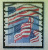 United States, Scott #5657-FORGERY, Used(o), 2022, Three Flags Definitive, (58¢) - Gebraucht