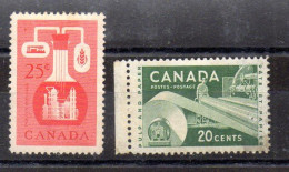 Canadá Serie N ºYvert 289/90 ** - Neufs
