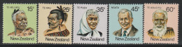 NOUVELLE ZELANDE - N°781/5 ** (1980) Personnalités - Nuevos