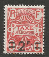 REUNION TAXE N° 14 NEUF*  CHARNIERE / Hinge / MH - Postage Due