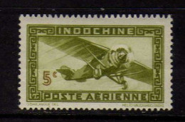Indochine - (1942) -   5 C.  Avion En Vol    -  Varite 5 C. Couleur Differente   Neuf* - MH - Luftpost