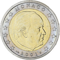 Monaco, Rainier III, 2 Euro, 2001, Paris, SPL, Bimétallique, Gadoury:MC179 - Monaco