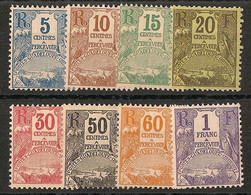 GUADELOUPE - 1904 - Taxe TT N°YT. 15 à 22 - Série Complète - Neuf Luxe ** / MNH / Postfrisch - Timbres-taxe