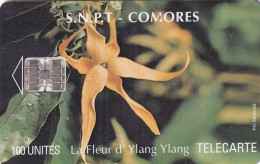 COMOROS ISLANDS - Ylang Ylang Flower, Tirage 20000, Used - Comoren