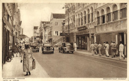 Curacao, N.W.I., WILLEMSTAD, Punda, Breedestraat, Car (1947) Postcard - Curaçao