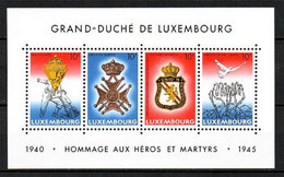 LUXEMBURG,LUXEMBOURG  1985,  Block, BF 14  MI 1127-1130,  POSTFRISCH, NEUF - Blocks & Kleinbögen