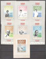 Sharjah 1968, Olympic Winners, Fancy, Boxing, Swimming, 7Block - Nuoto