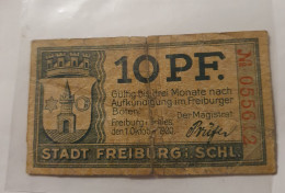 10 Pfennig Notgeld Freiburg - Deutschland (2) - Non Classificati