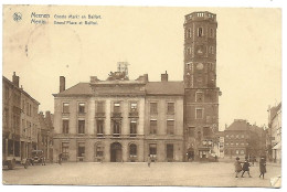 CPA Meenen, Groote Markt En Belfort (schade In Hoek) - Menen