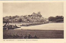 AK 194053 FRANCE - Neu-Breisach - Schiffsbrücke - Blick Auf Alt-Breisach - Neuf Brisach